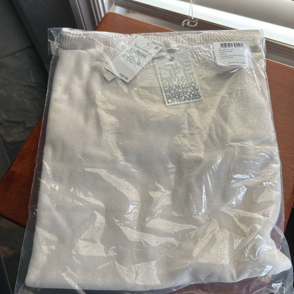 NWT Barefoot Dreams Sand Dune Sunbleached Boatneck Pullover - Picture 5 of 5